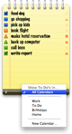 Selecting the calendar to display